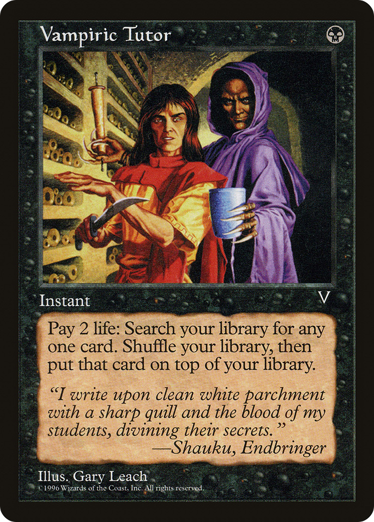 {R} Vampiric Tutor [Visions][VIS 072] - Misty Mountain Games
