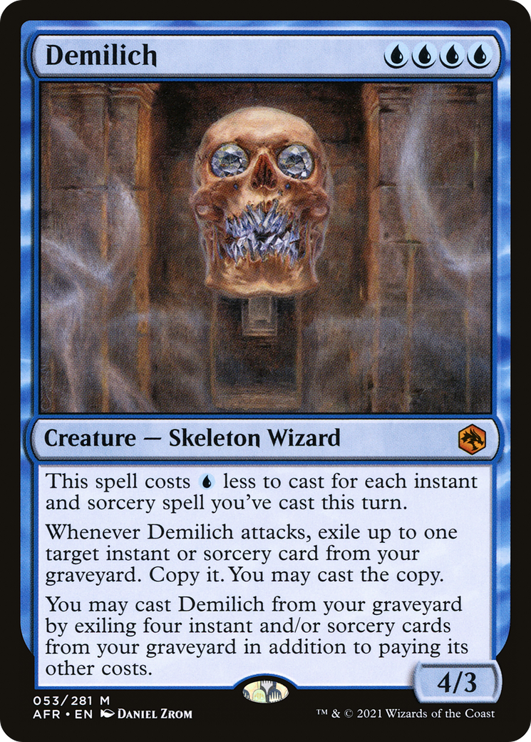 {R} Demilich [Dungeons & Dragons: Adventures in the Forgotten Realms][AFR 053]