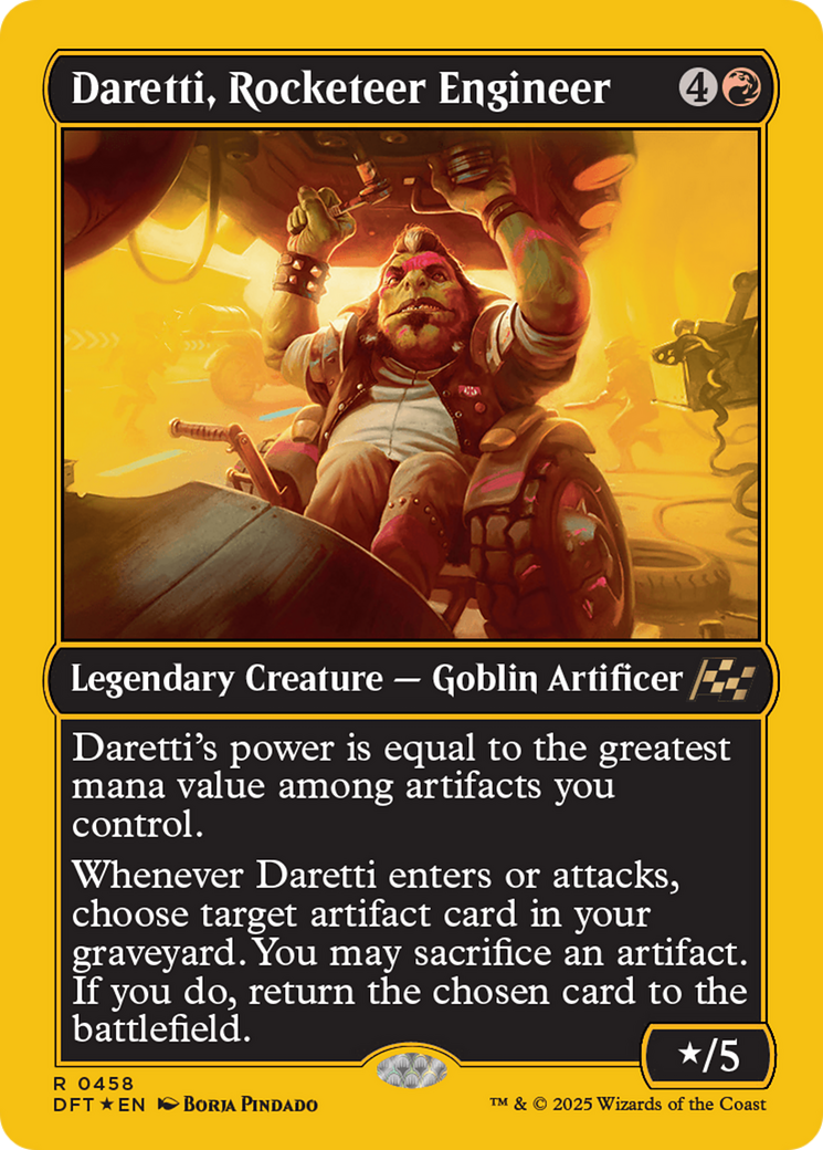 {@R} Daretti, Rocketeer Engineer (First-Place Foil) [Aetherdrift][DFT 458]