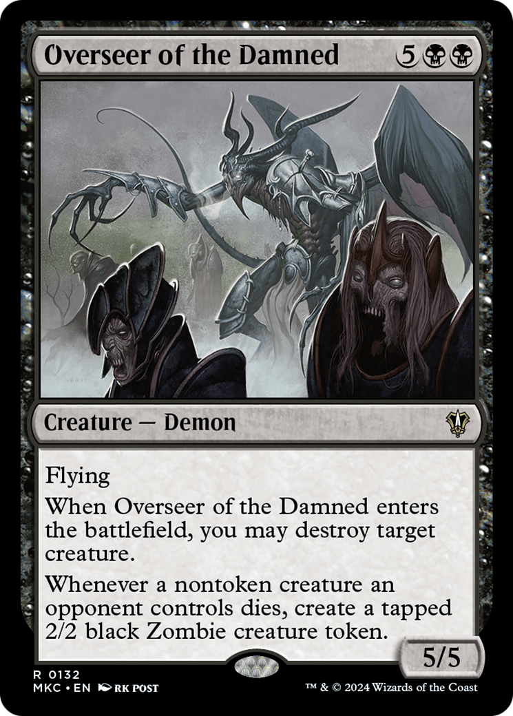 {R} Overseer of the Damned [Murders at Karlov Manor Commander][MKC 132]