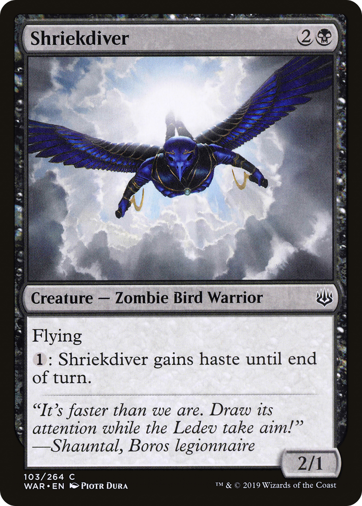 {C} Shriekdiver [War of the Spark][WAR 103]
