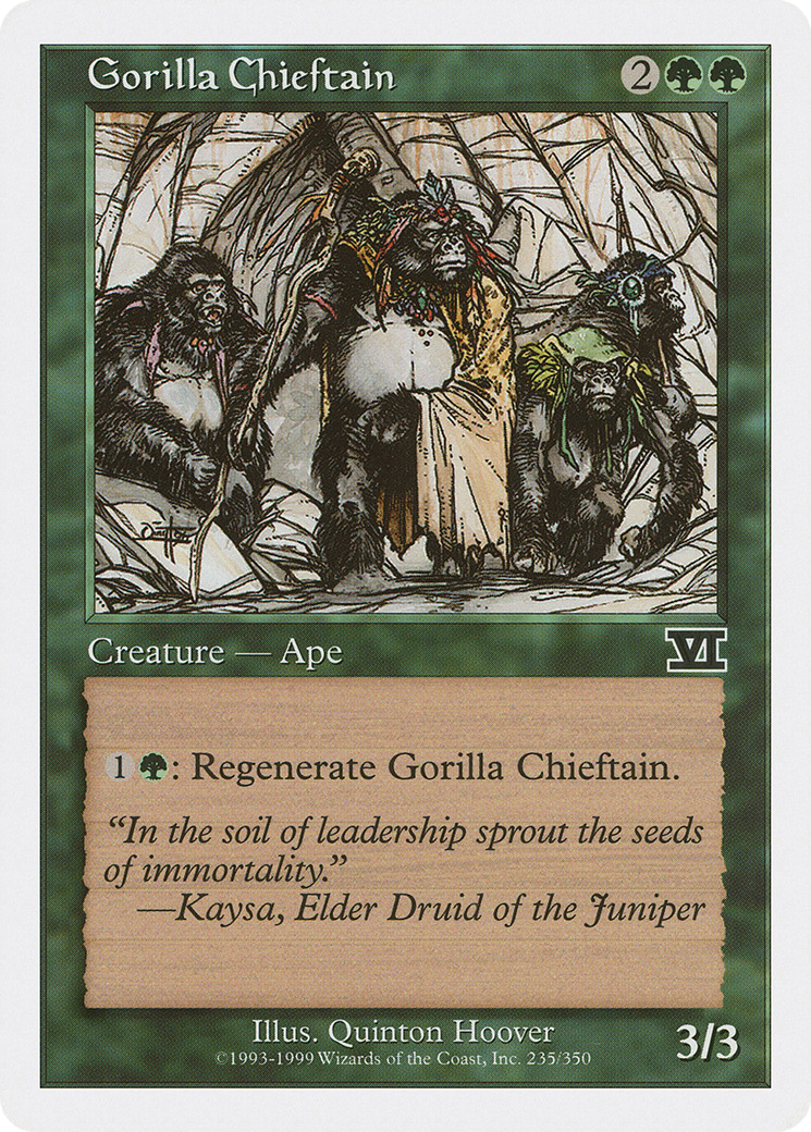 {C} Gorilla Chieftain [Classic Sixth Edition][6ED 235]