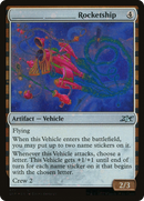 {C} _____ _____ Rocketship (Galaxy Foil) [Unfinity][UNF 477]