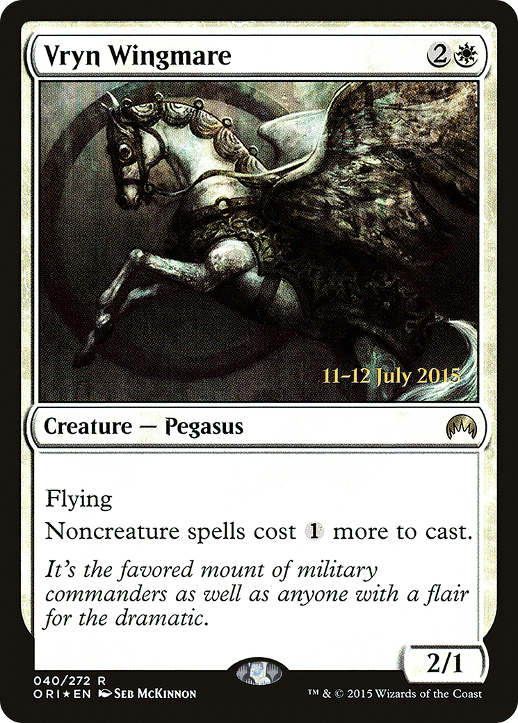 {R} Vryn Wingmare [Magic Origins Prerelease Promos][PR ORI 040]