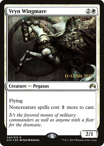{R} Vryn Wingmare [Magic Origins Prerelease Promos][PR ORI 040]
