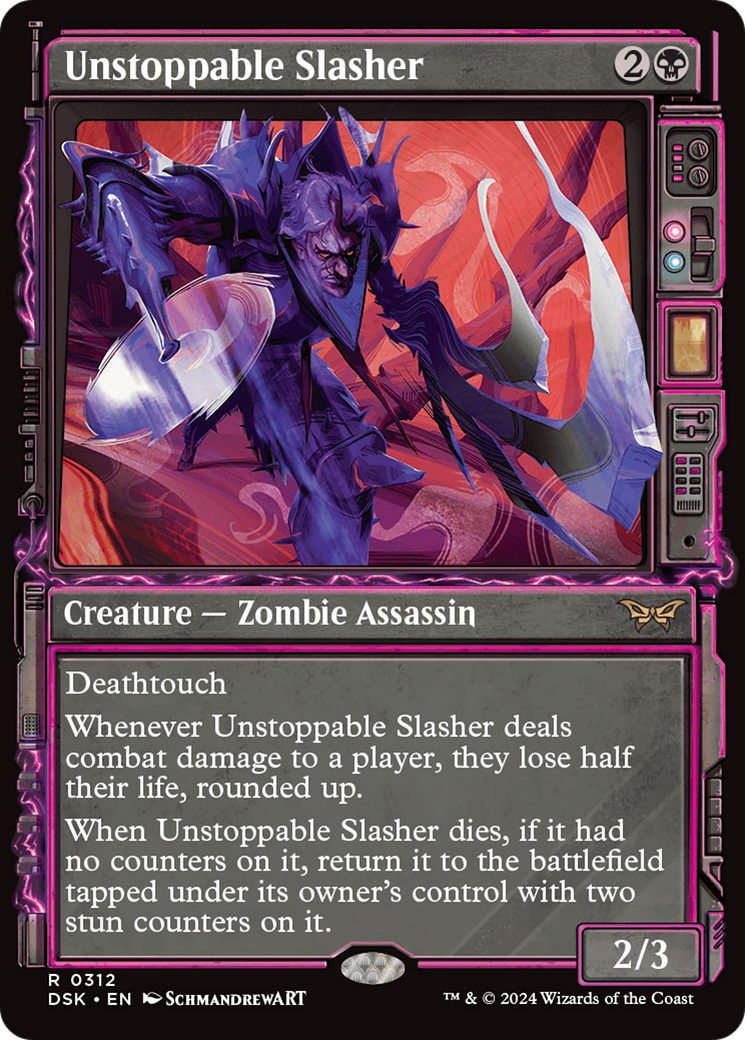 {@R} Unstoppable Slasher (Showcase) [Duskmourn: House of Horror][DSK 312]