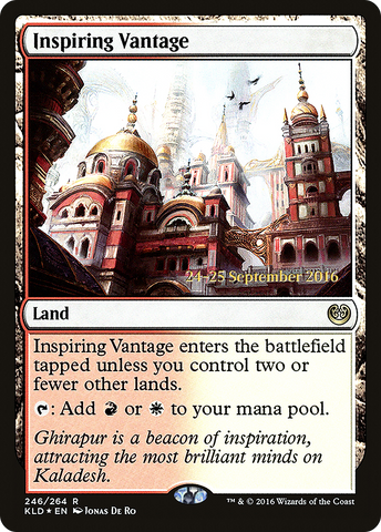 {R} Inspiring Vantage [Kaladesh Prerelease Promos][PR KLD 246]
