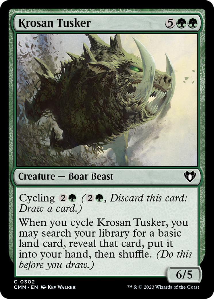 {C} Krosan Tusker [Commander Masters][CMM 302]