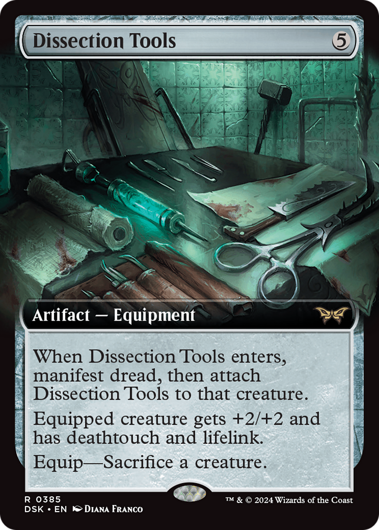 {@R} Dissection Tools (Extended Art) [Duskmourn: House of Horror][DSK 385]