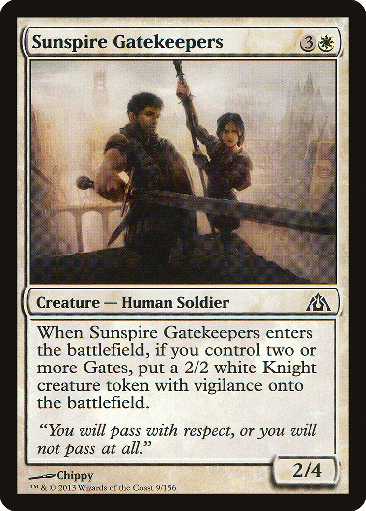{C} Sunspire Gatekeepers [Dragon's Maze][DGM 009]
