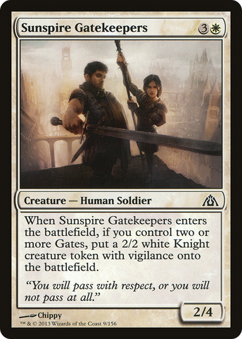 {C} Sunspire Gatekeepers [Dragon's Maze][DGM 009]