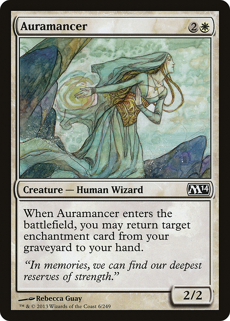 {C} Auramancer [Magic 2014][M14 006]