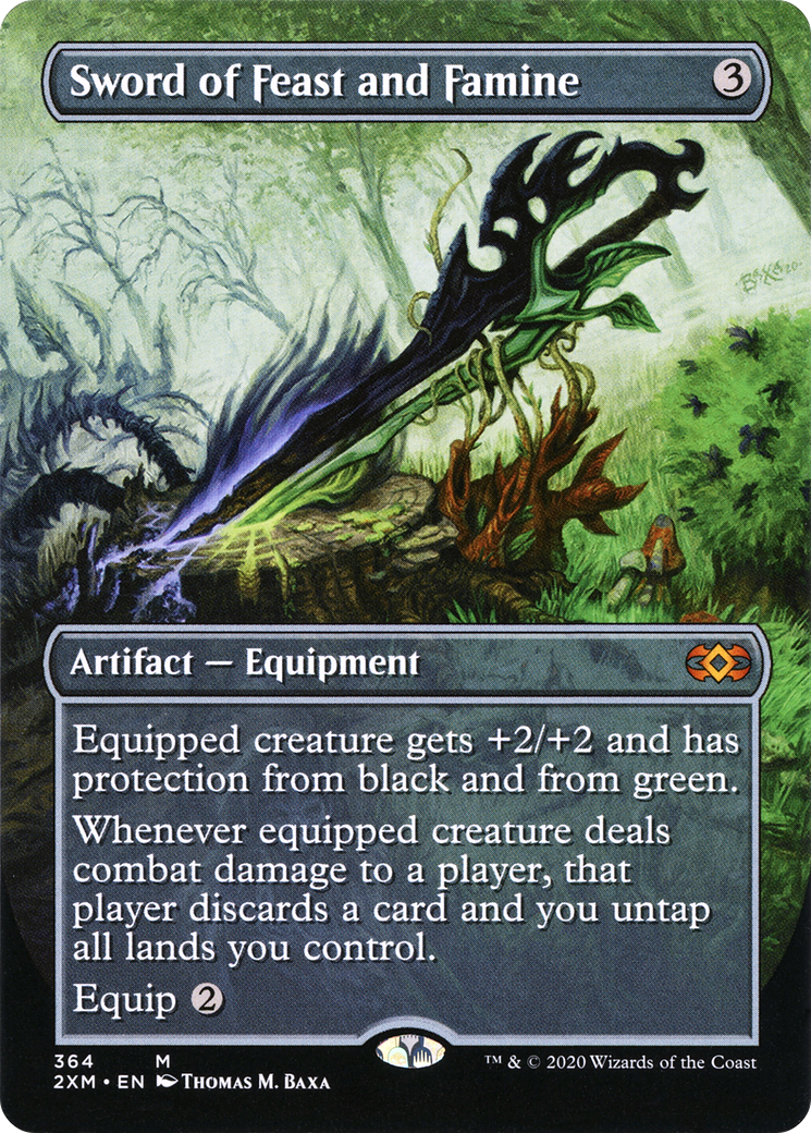 {R} Sword of Feast and Famine (Toppers) [Double Masters][2XM 364]