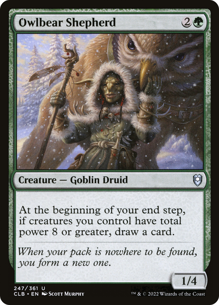 {C} Owlbear Shepherd [Commander Legends: Battle for Baldur's Gate][CLB 247]