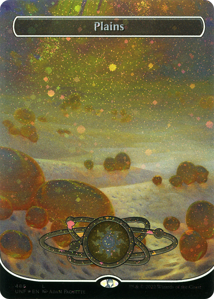 {B}[UNF 235] Plains (Planetary Space-ic Land) (Galaxy Foil) (235) [Unfinity]