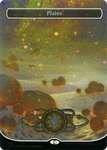 {B}[UNF 486] Plains (486) (Borderless) (Galaxy Foil) (Foil) [Unfinity]