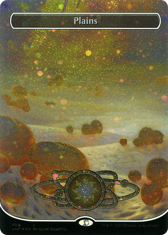 {B}[UNF 235] Plains (Planetary Space-ic Land) (Galaxy Foil) (235) [Unfinity]