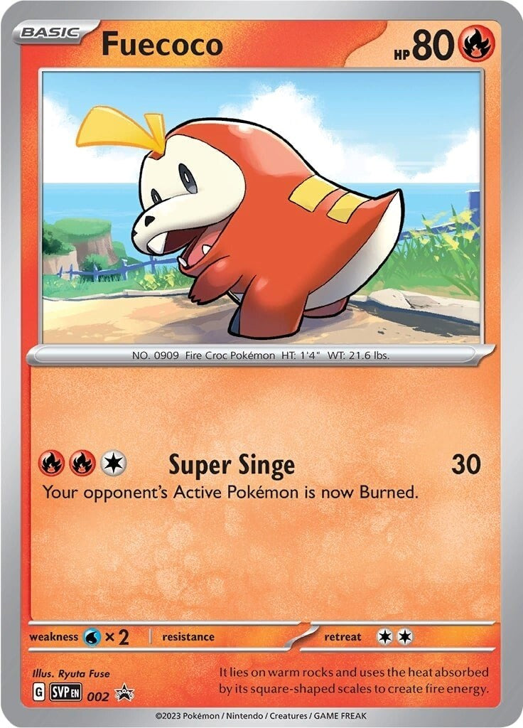 [PKM-R] Fuecoco (002) [Scarlet & Violet: Black Star Promos]