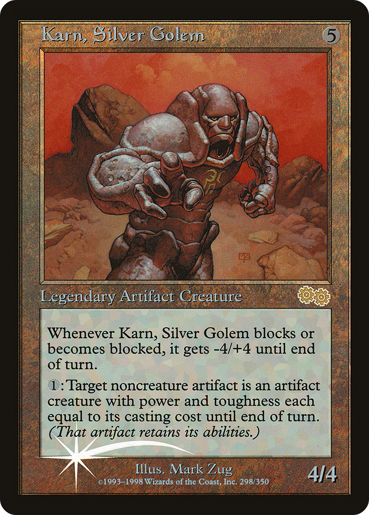{R} Karn, Silver Golem [Arena League 1999][PA AL99 008]