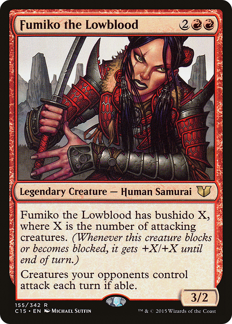{R} Fumiko the Lowblood [Commander 2015][C15 155]
