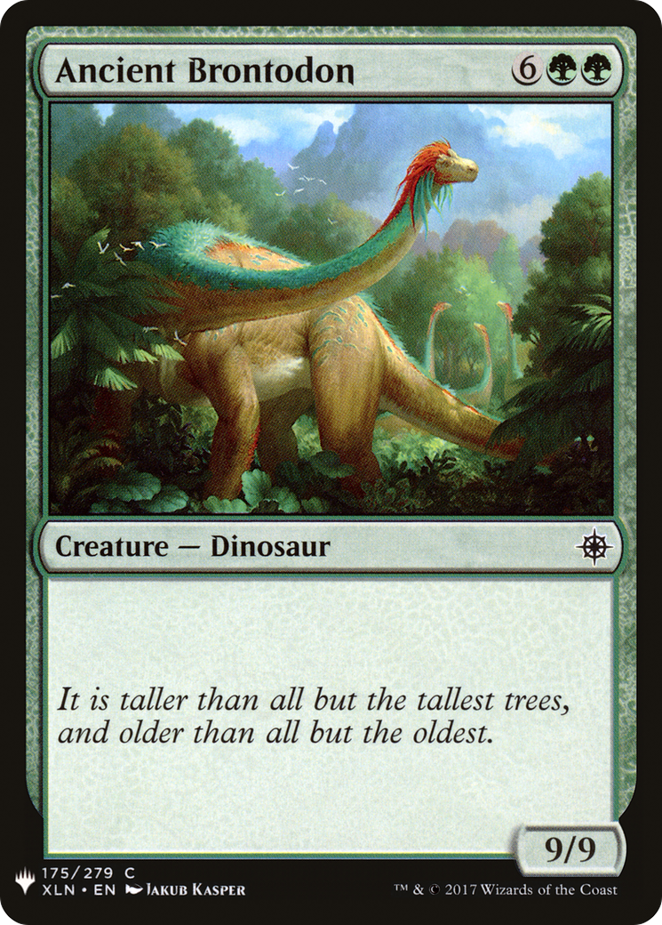 {C} Ancient Brontodon [Mystery Booster][LS XLN 175]