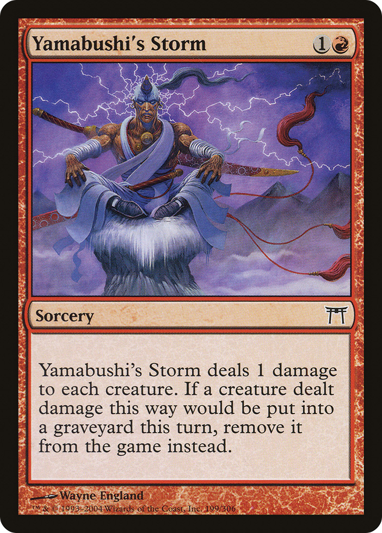{C} Yamabushi's Storm [Champions of Kamigawa][CHK 199] - Misty Mountain Games