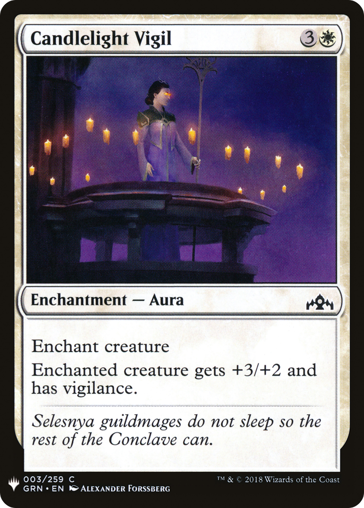 {C} Candlelight Vigil [Mystery Booster][LS GRN 003]