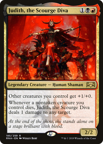 {R} Judith, the Scourge Diva [Ravnica Allegiance][RNA 185]