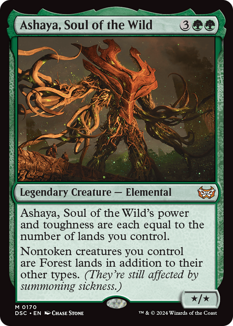 {R} Ashaya, Soul of the Wild [Duskmourn: House of Horror Commander][DSC 170]