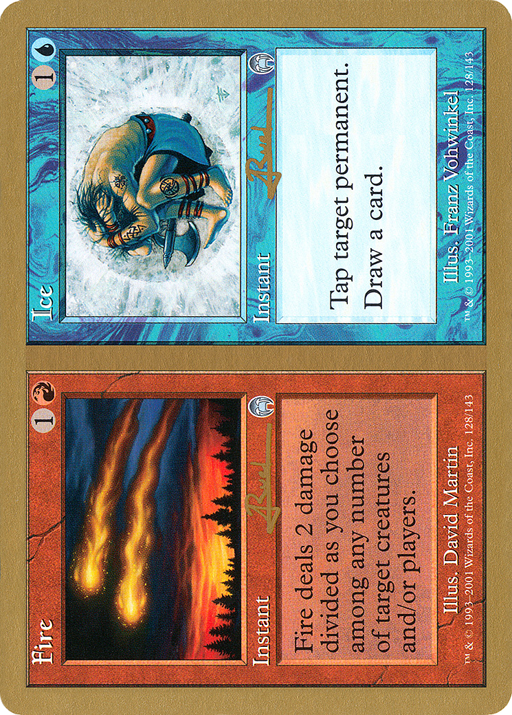 {C} Fire // Ice (Antoine Ruel) [World Championship Decks 2001][GB WC01 AR128]