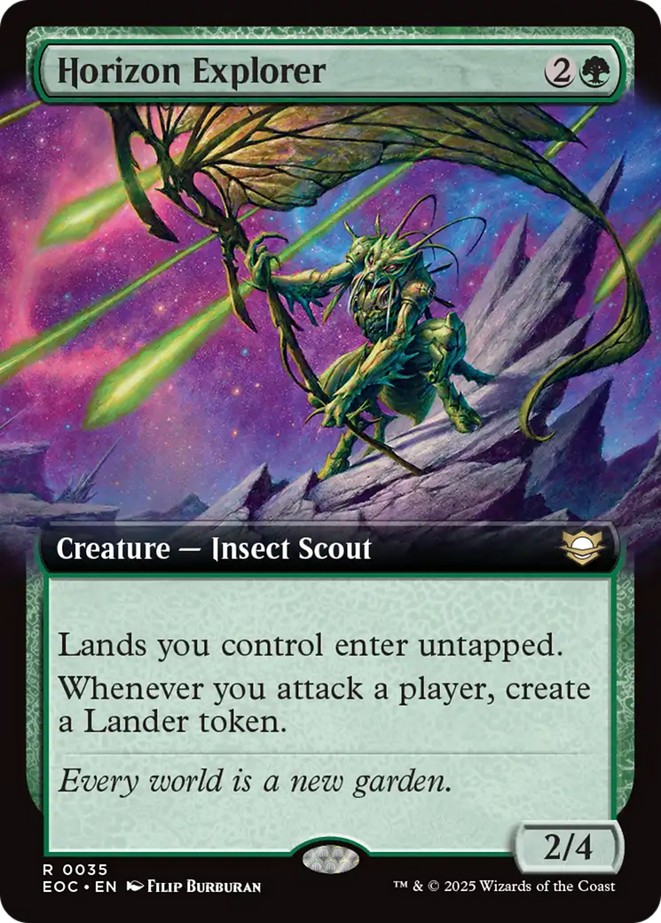{R} Horizon Explorer (Extended Art) [Edge of Eternities Commander][EOC 035]