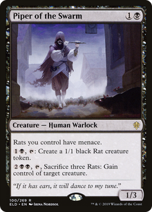 {R} Piper of the Swarm (100/269) [Throne of Eldraine][ELD 100]