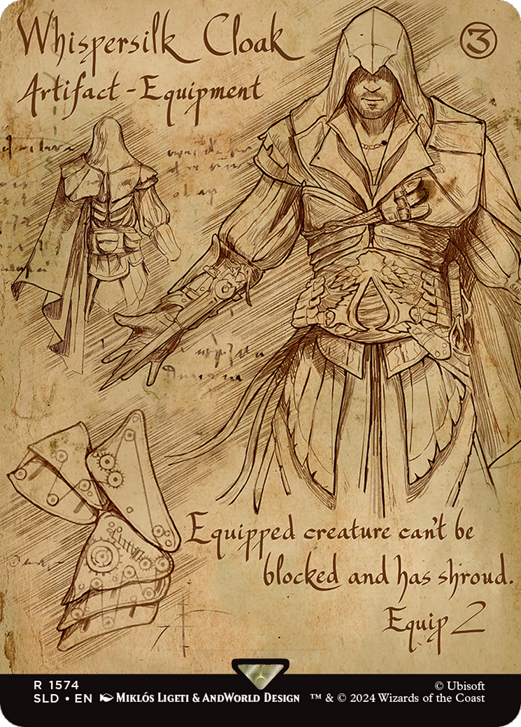 Whispersilk Cloak [SLD-1574]  (Borderless) Foil