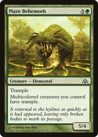 {C} Maze Behemoth [Dragon's Maze][DGM 043]