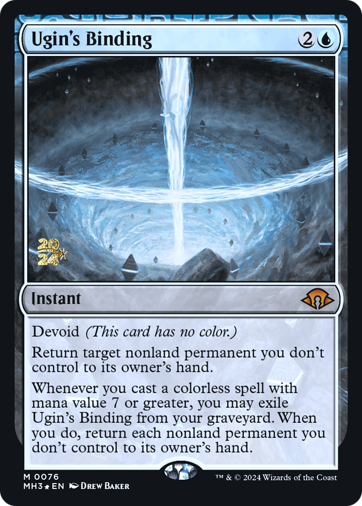 {R} Ugin's Binding [Modern Horizons 3 Prerelese Promos][PR PMH3 076]