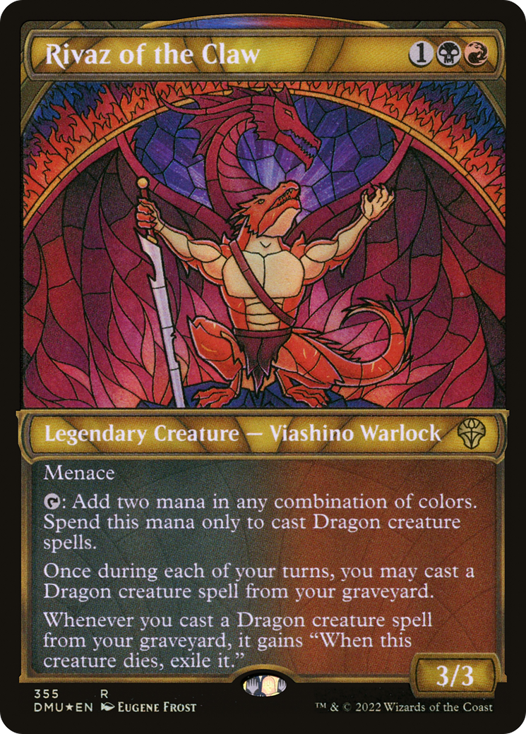 {R} Rivaz of the Claw (Showcase Textured) [Dominaria United][DMU 355]