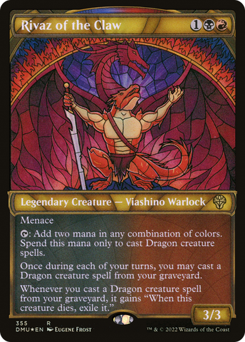 {R} Rivaz of the Claw (Showcase Textured) [Dominaria United][DMU 355]