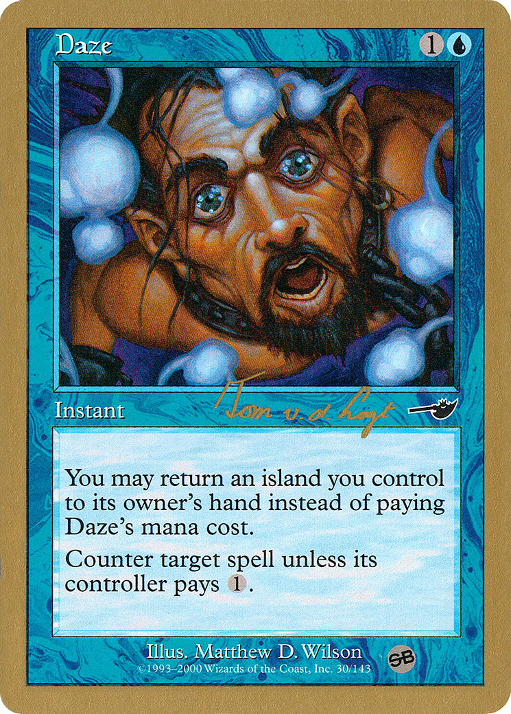{C} Daze (Tom van de Logt) [World Championship Decks 2000][GB WC00 TVDL30SB]