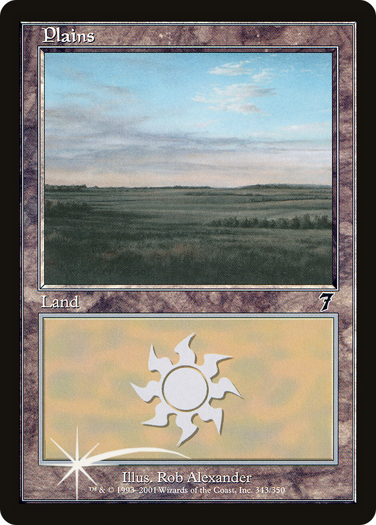 {B}[7ED 343] Plains (343) [Seventh Edition]