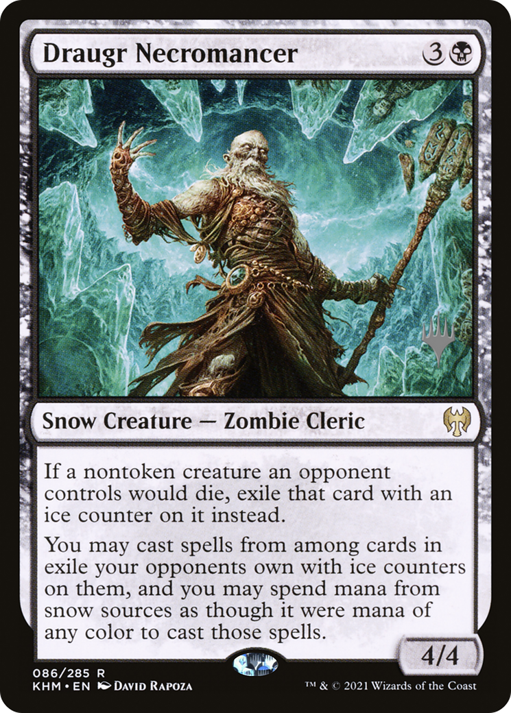 {R} Draugr Necromancer (Promo Pack) [Kaldheim Promos][PP KHM 086]