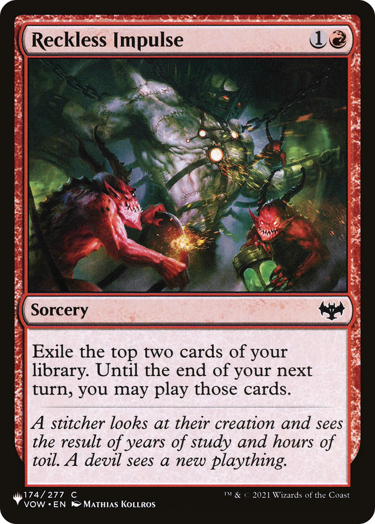 Reckless Impulse [LIST 174/277]