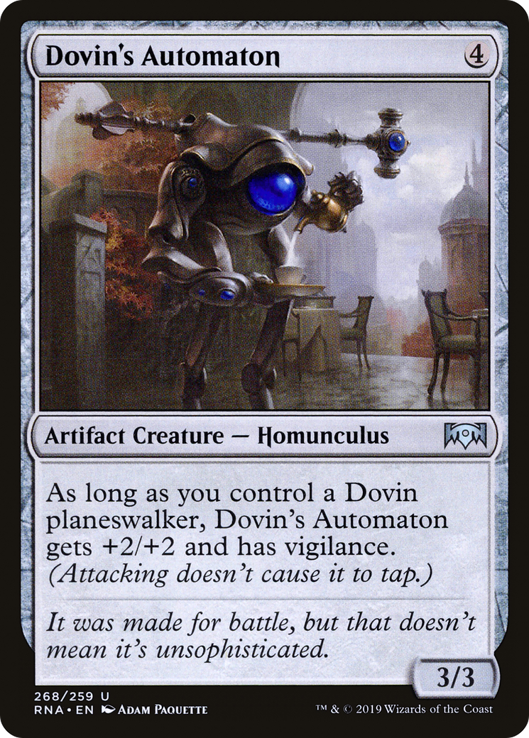 {C} Dovin's Automaton [Ravnica Allegiance][RNA 268]