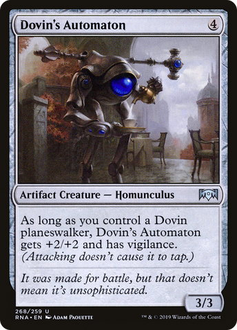 {C} Dovin's Automaton [Ravnica Allegiance][RNA 268]