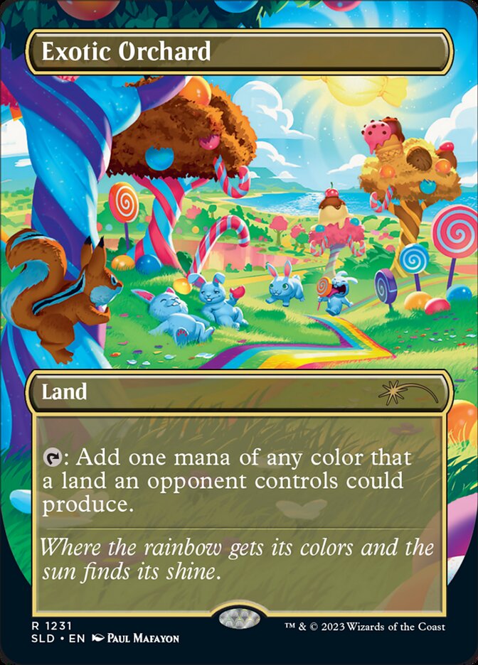 {R} Exotic Orchard (Borderless) [Secret Lair Drop Series][SLD 1231]