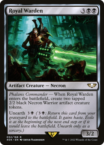 {R} Royal Warden [Universes Beyond: Warhammer 40,000][40K 052]