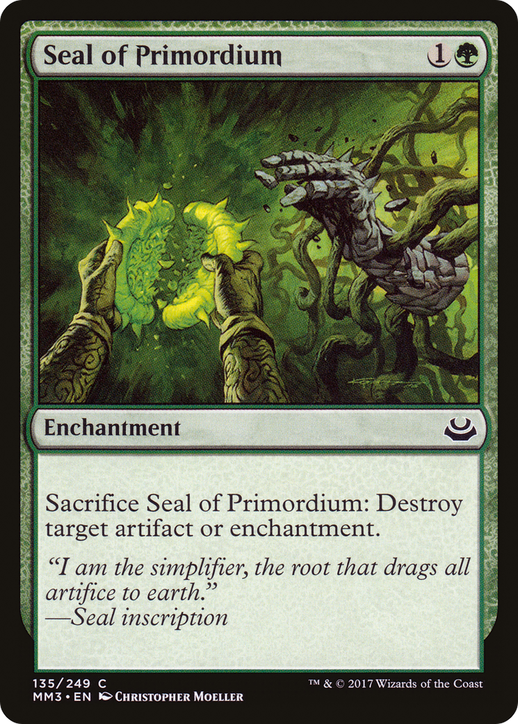 {C} Seal of Primordium [Modern Masters 2017][MM3 135] - Misty Mountain Games