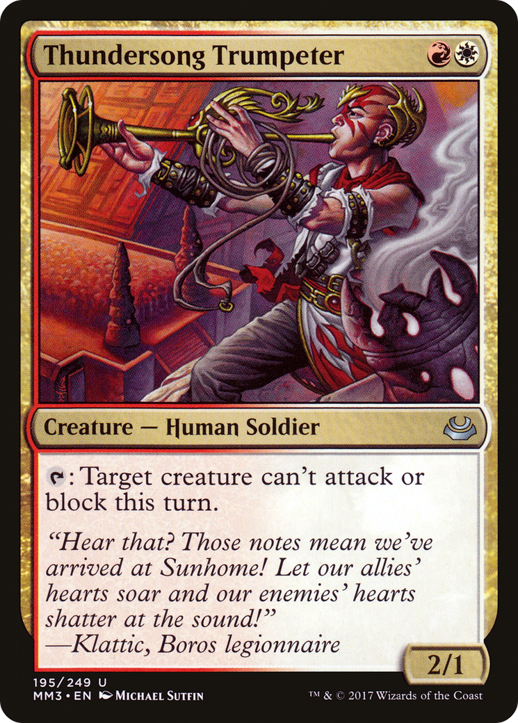 {C} Thundersong Trumpeter [Modern Masters 2017][MM3 195]