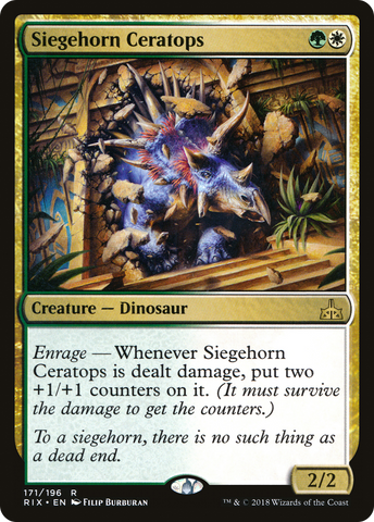 {R} Siegehorn Ceratops [Rivals of Ixalan][RIX 171]