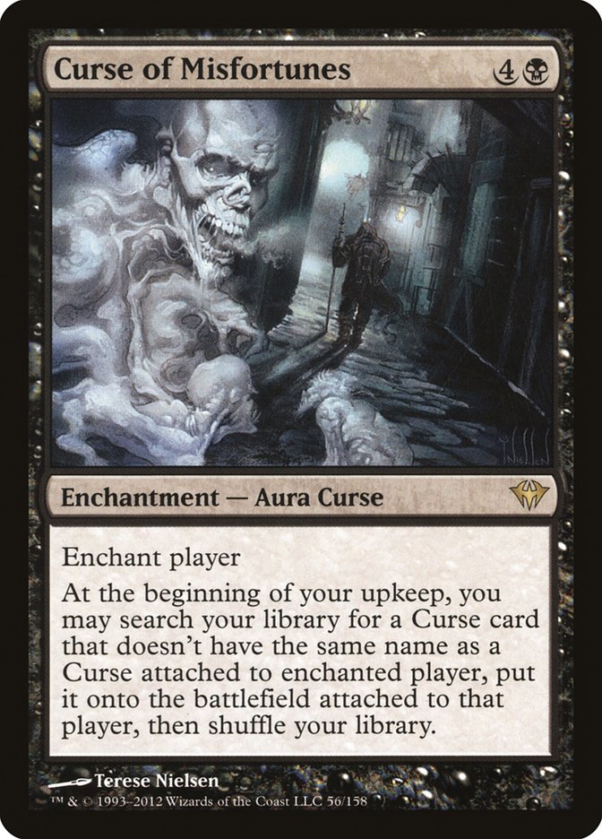 {R} Curse of Misfortunes [Dark Ascension][DKA 056]