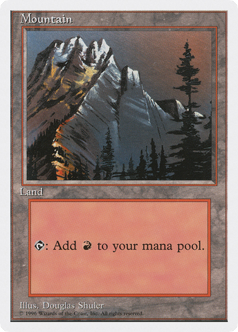 {B}[ITP 062] Mountain (Red Sky in the Top Right) [Introductory Two-Player Set]